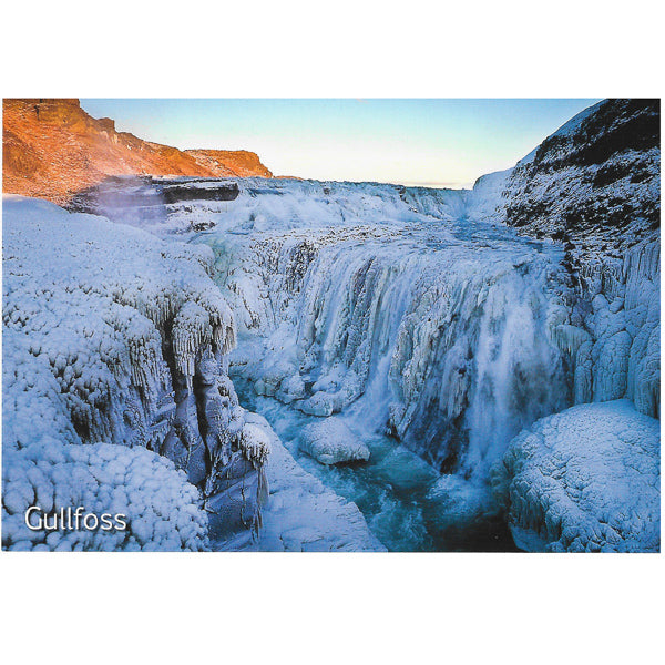 Postcard, Gullfoss in winter