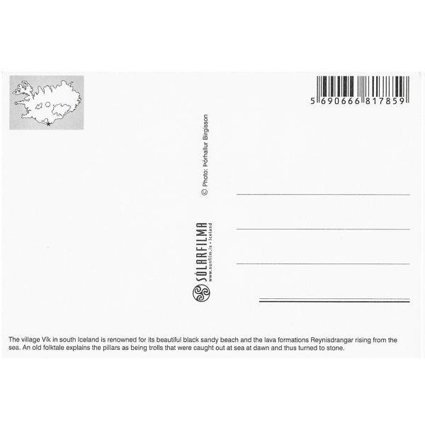 Postcard,Ví­k in Mýdalur
