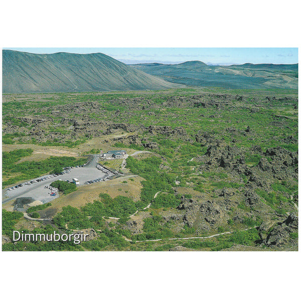 Postcard, Dimmuborgir - Mývatn