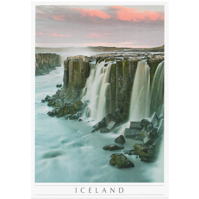 Postcard, Selfoss in Jökulsár caynon