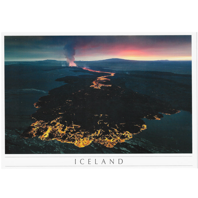 Postcard large, Holahraun eruption