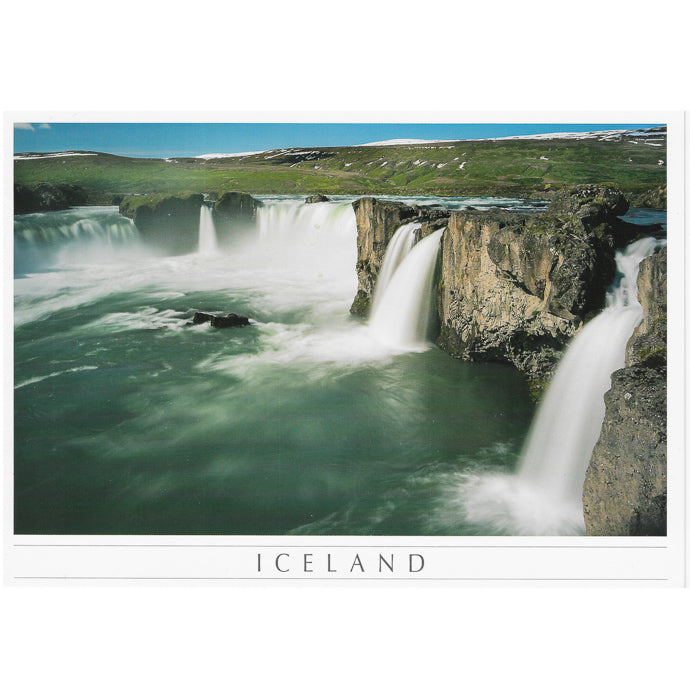 Postcard large, Goðafoss