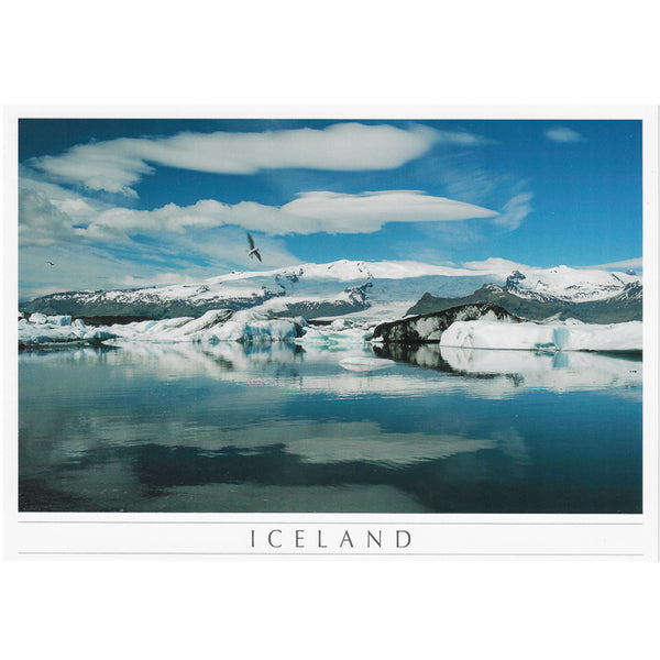 Postcard large, Jökulsárlón lagoon