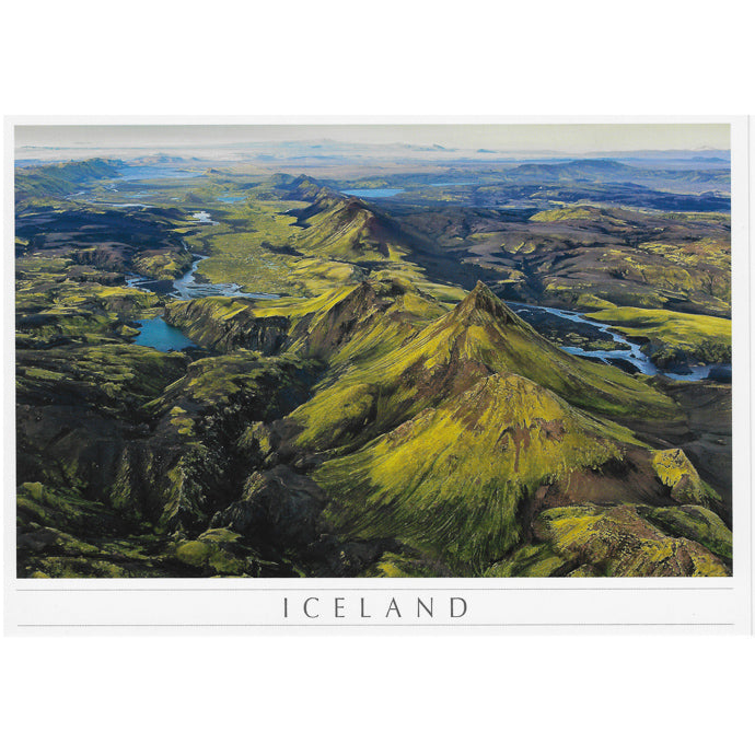 Postcard large, Uxatindur and Veiðivötn