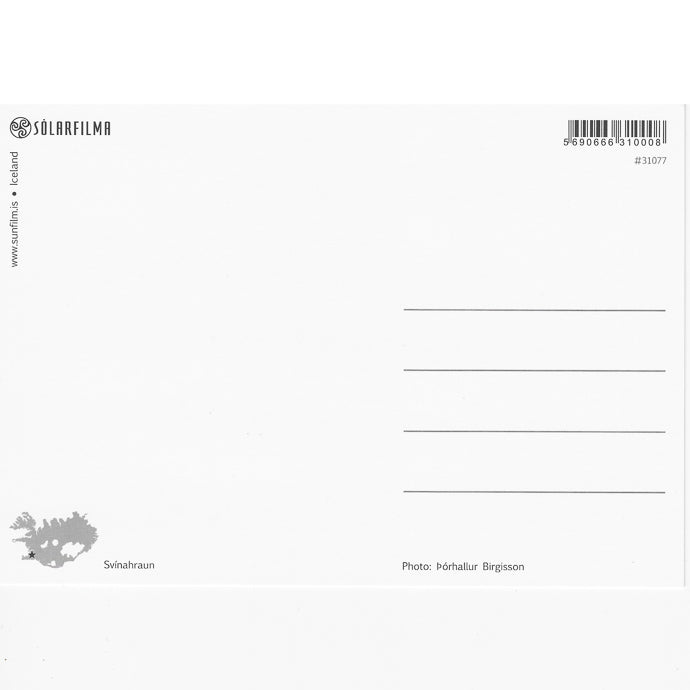 Postcard, SvÃ­nahraun