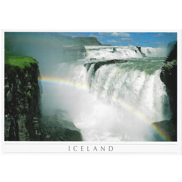Postcard large, Gullfoss