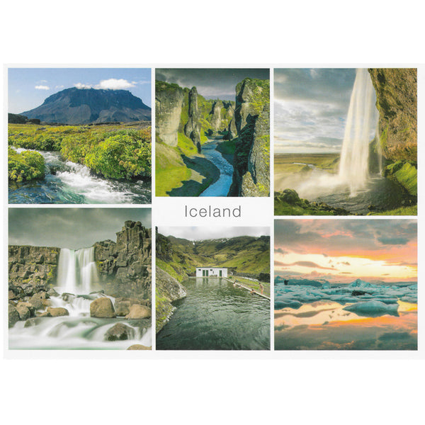Postcard, Multi view Iceland II Â´17