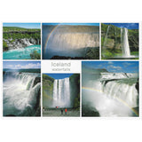 Postcard large, Iceland Waterfalls