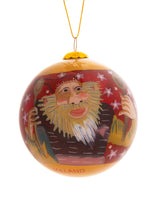 Handpainted Christmas Ball Ornament, Stúfur - Þvörusleikir