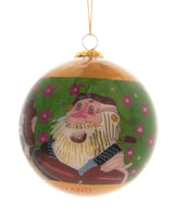 Handpainted Christmas Ball Ornament, Bjúgnakrækir - Gluggagægir