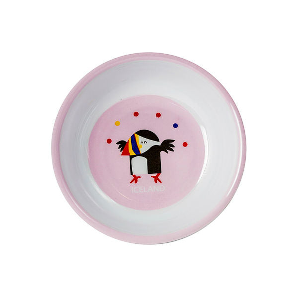 Bowl puffin pink